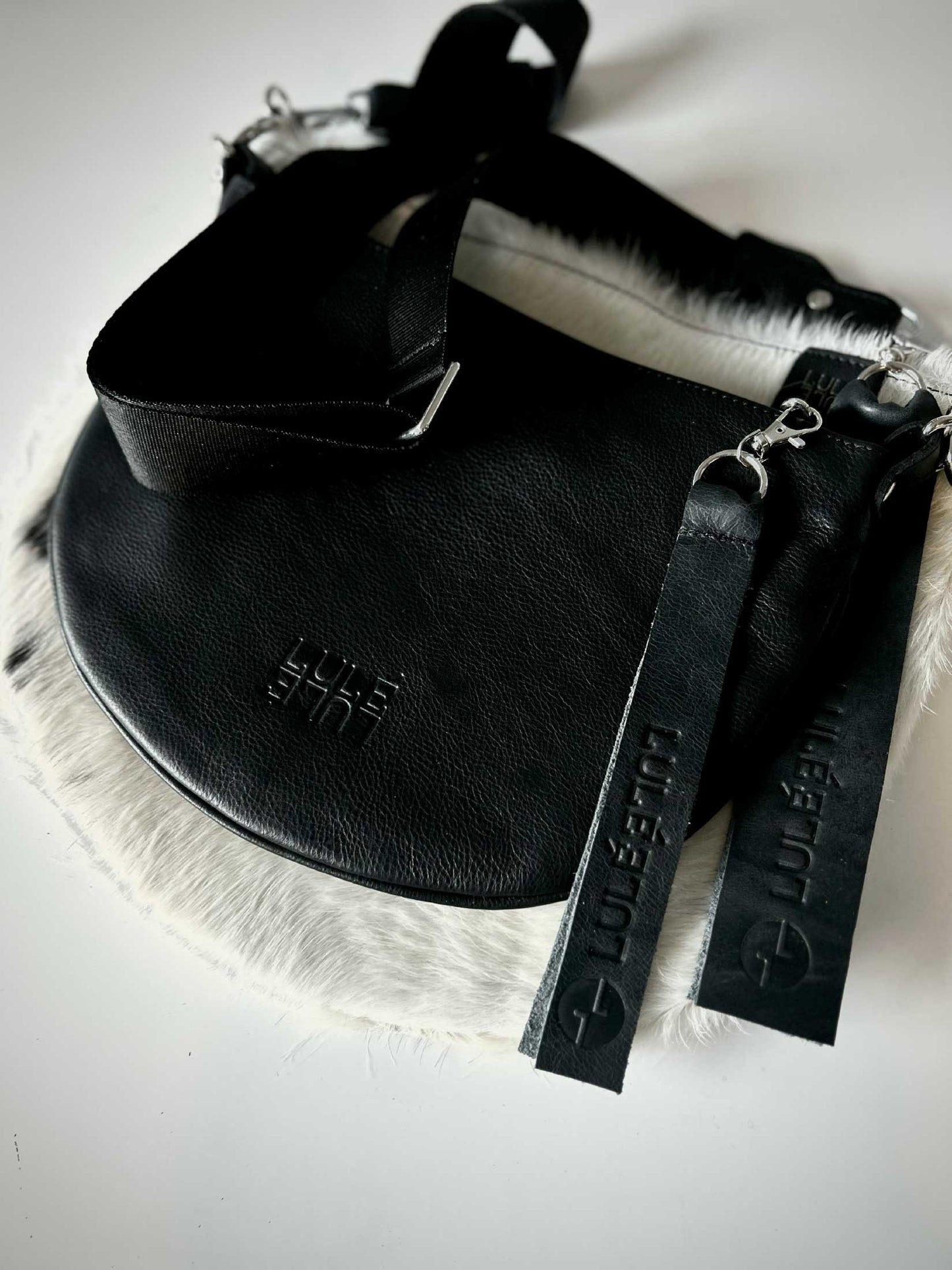 Dúo Bag Black and White Cow (OOAK)