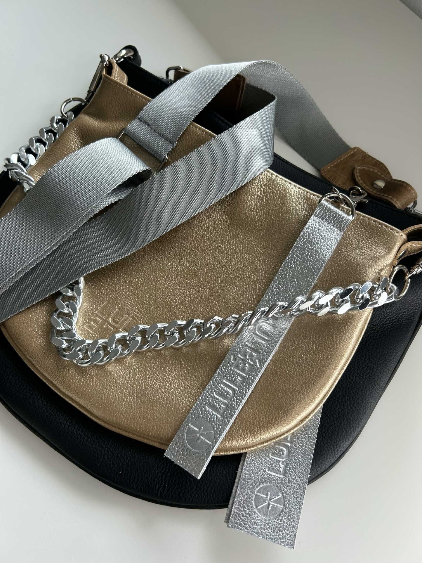 Dúo Bag Black and Gold