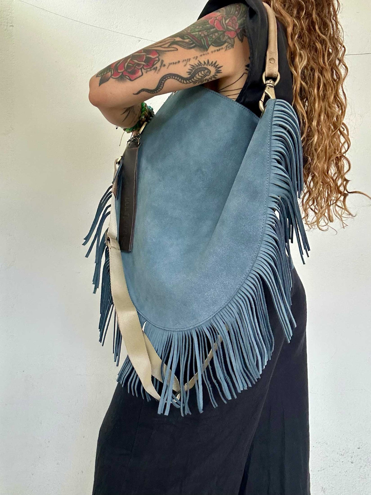 Nativa Bag Strap Grey Blue