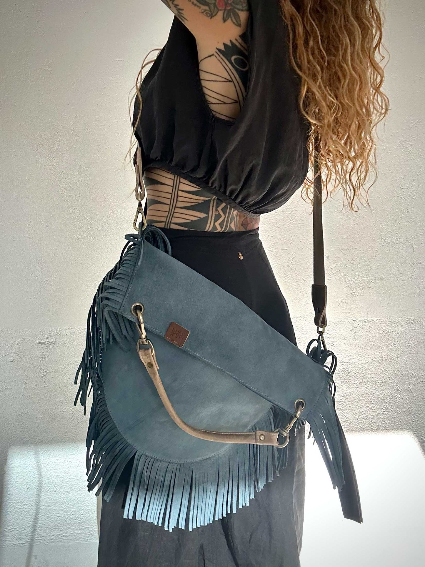 Nativa Bag Strap Grey Blue