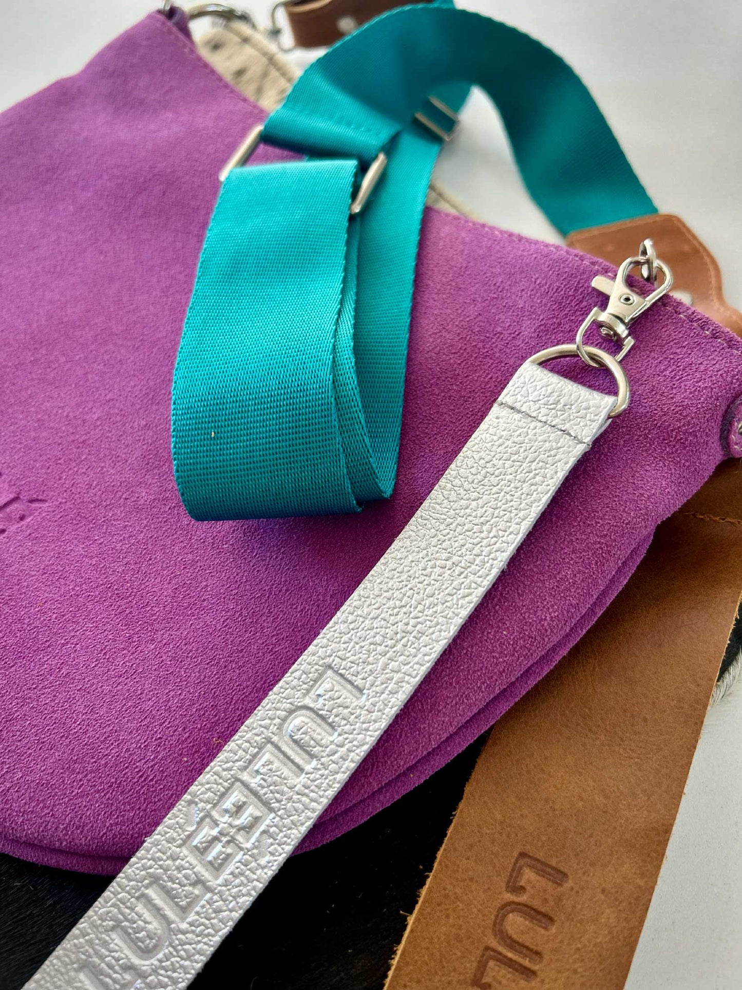 Dúo Bag Lilac Cow (OOAK)