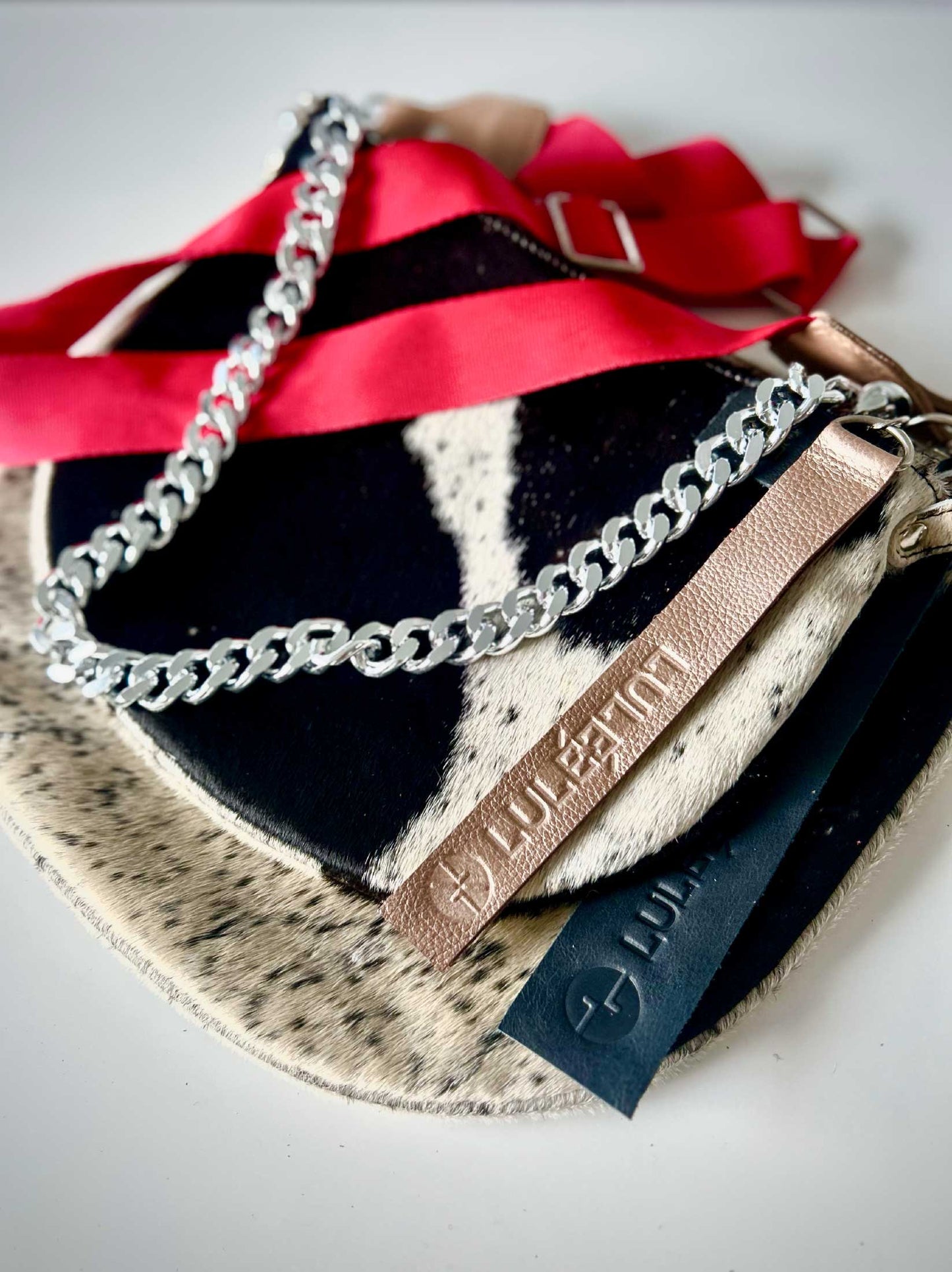 Dúo Bag Black Cow (OOAK)