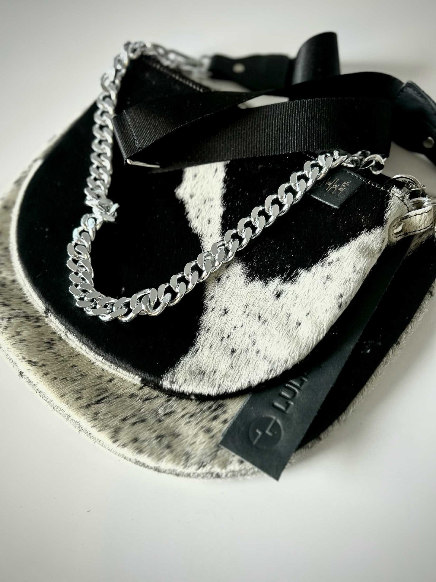 Dúo Bag Black Cow (OOAK)