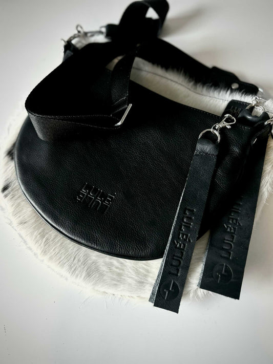 Dúo Bag Black and White Cow (OOAK)