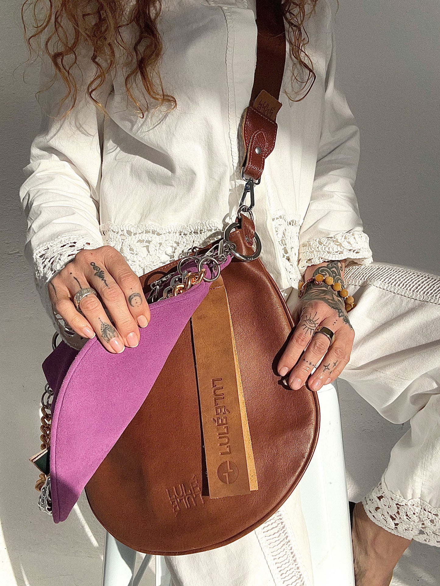 Dúo Bag Honey and Lilac