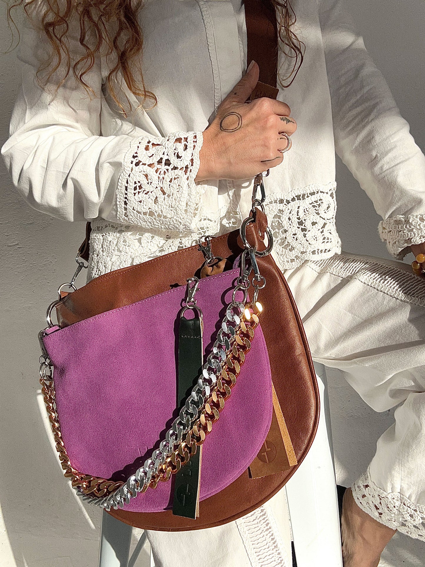 Dúo Bag Honey and Lilac