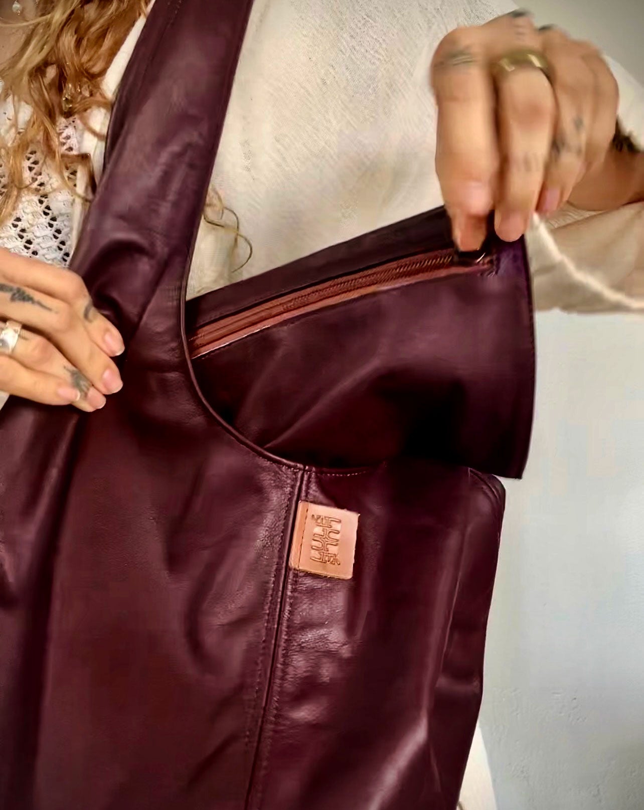 Louchy Bag Ultralight Burgundy