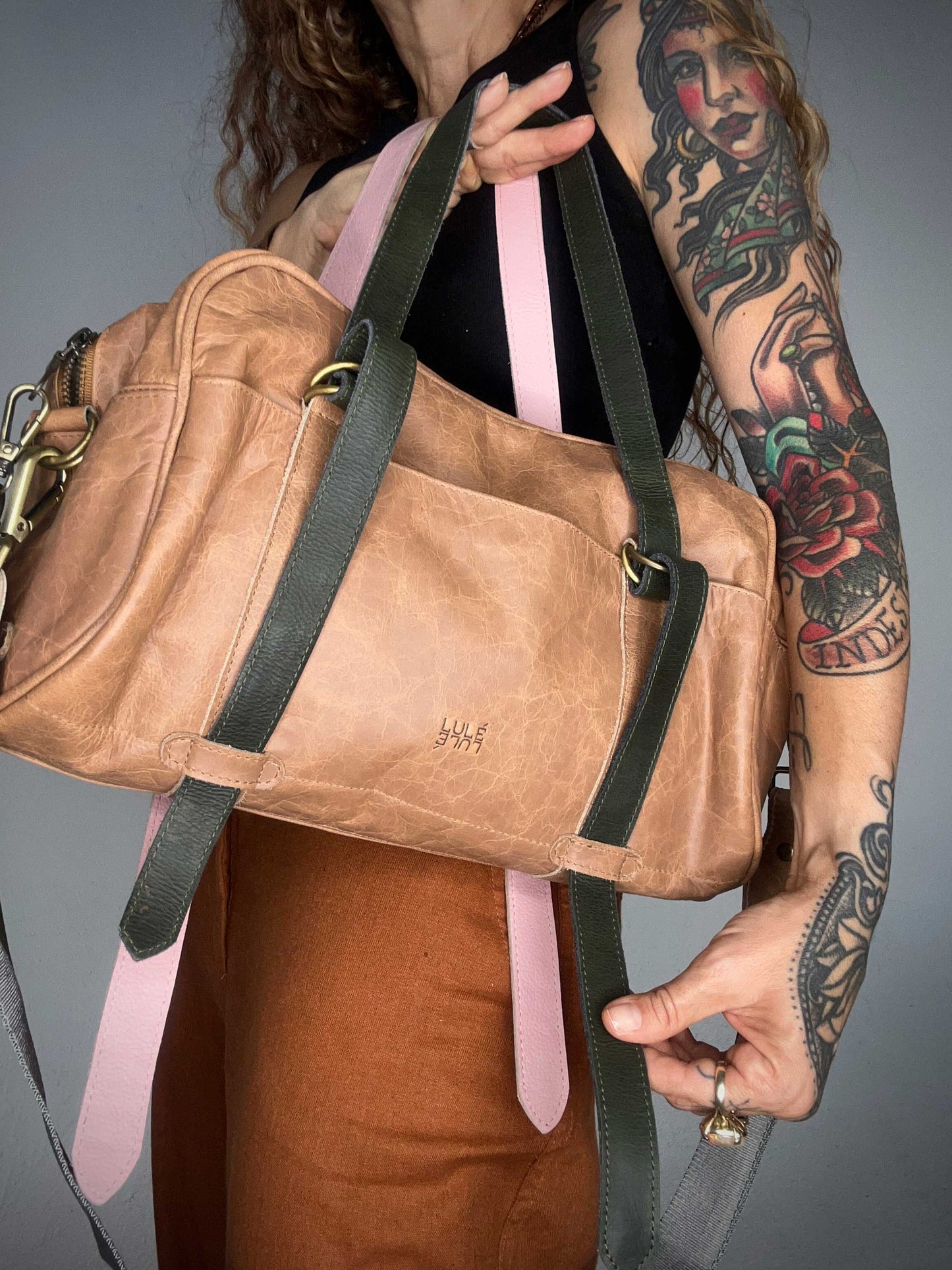 Lulé Bag Aged Taupe ( Medium )