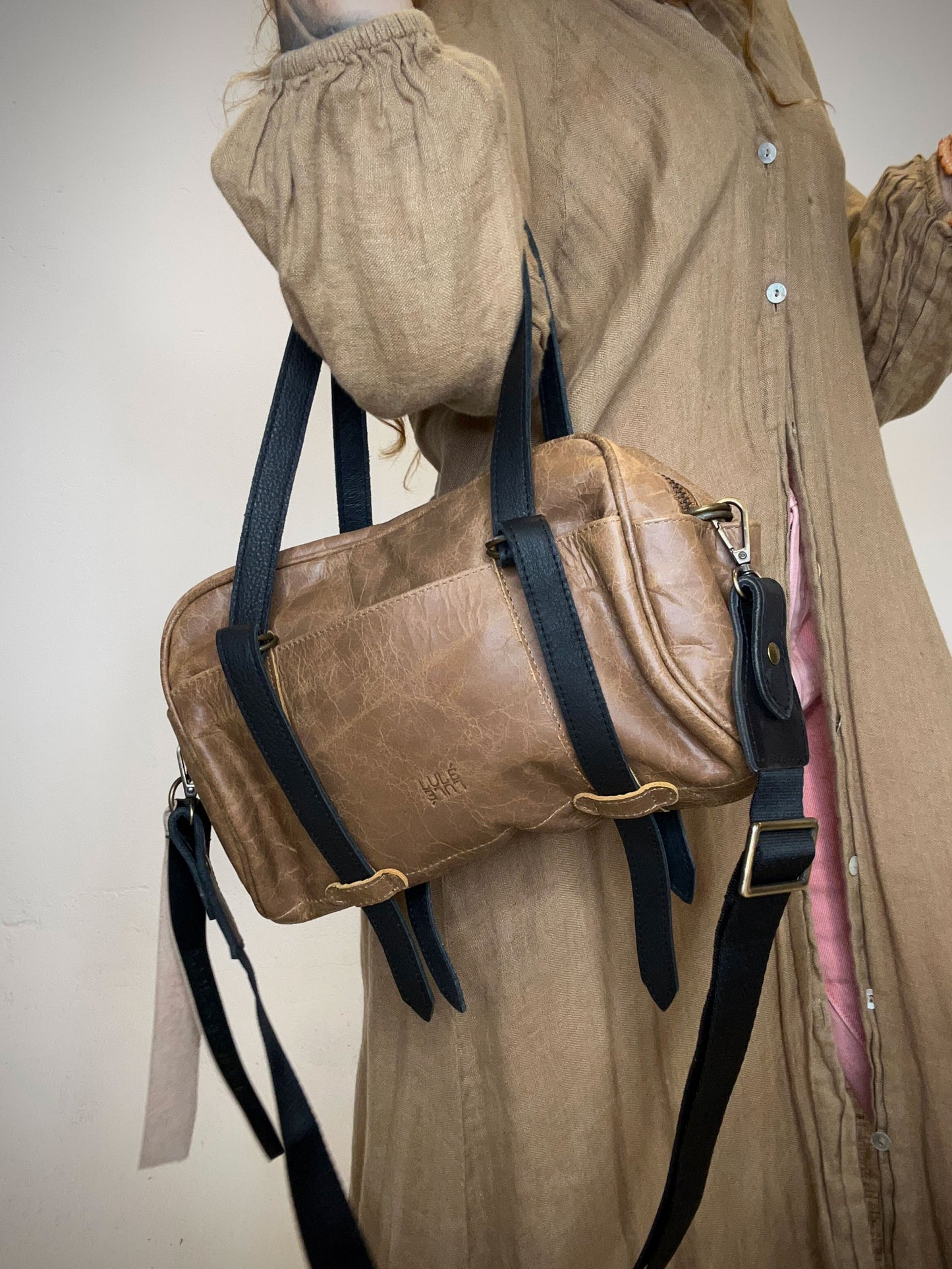 Lulé Bag Aged Taupe ( Small )