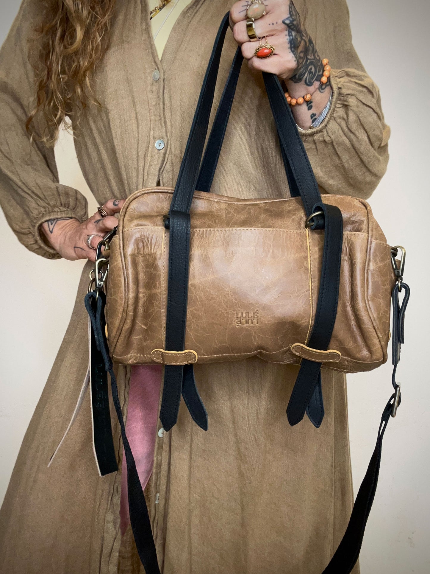 Lulé Bag Aged Taupe ( Small )