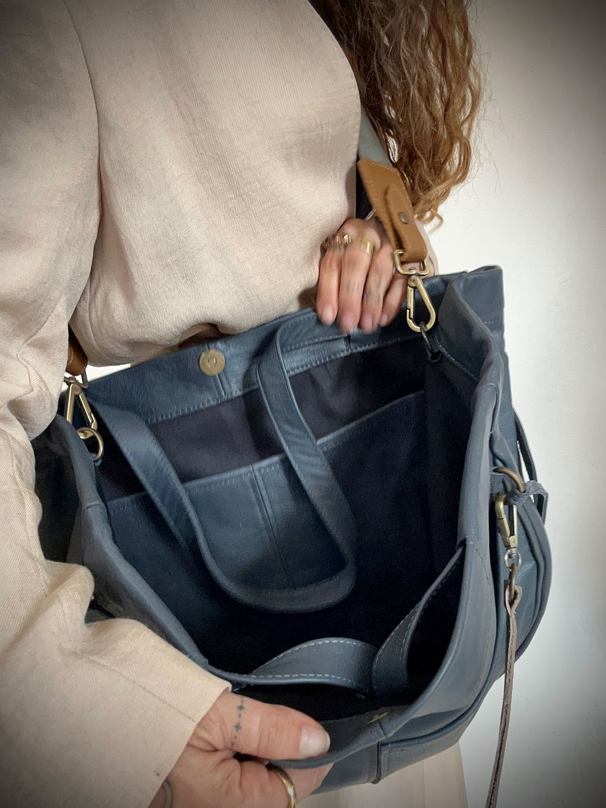 Mary bag Marine Grey
