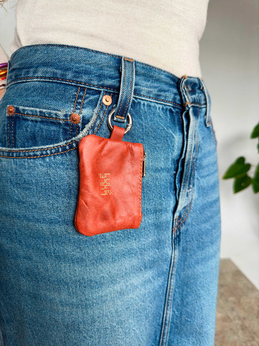 Coin purse Lulé Cognac