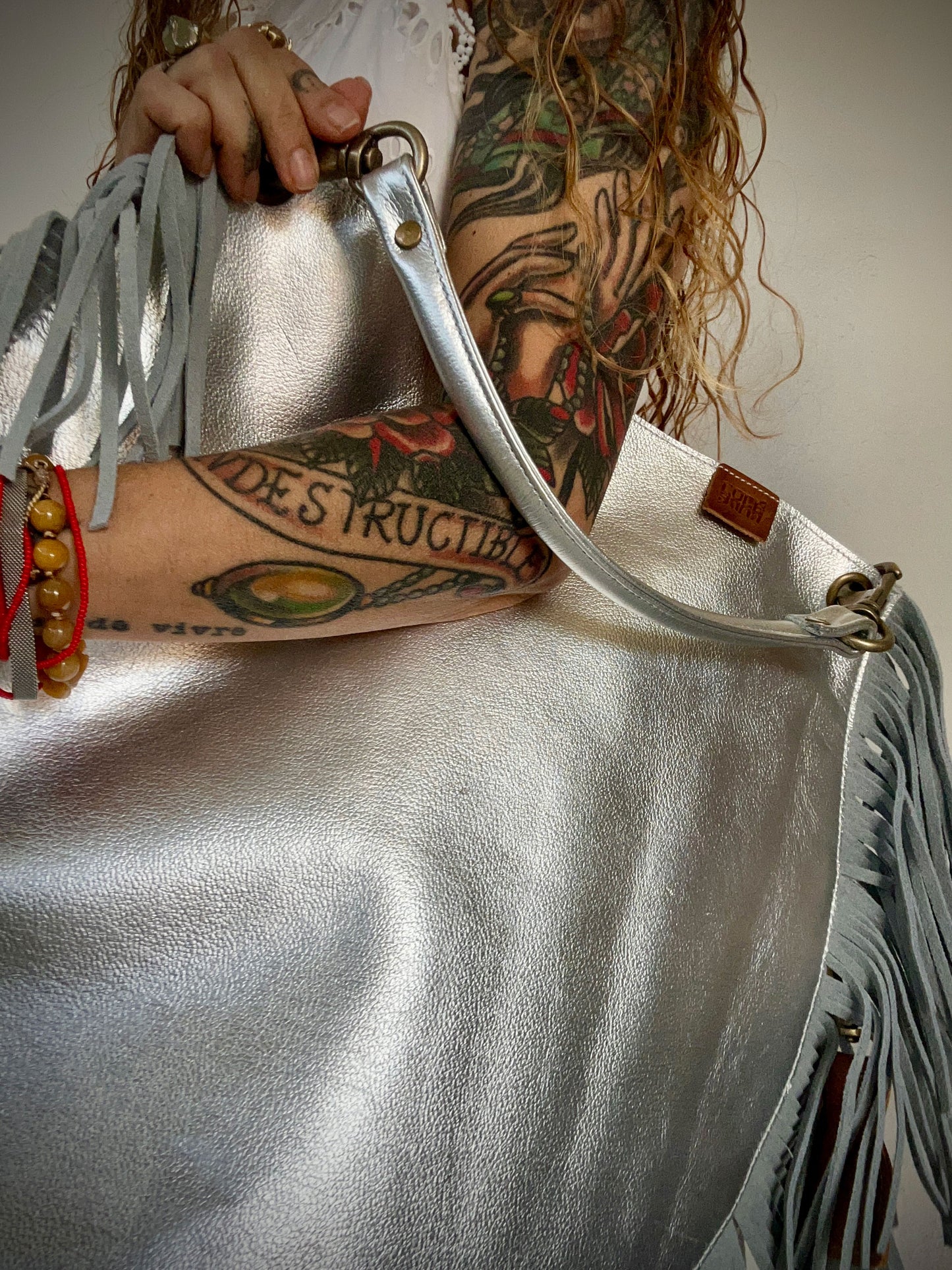 Nativa Bag Strap Silver