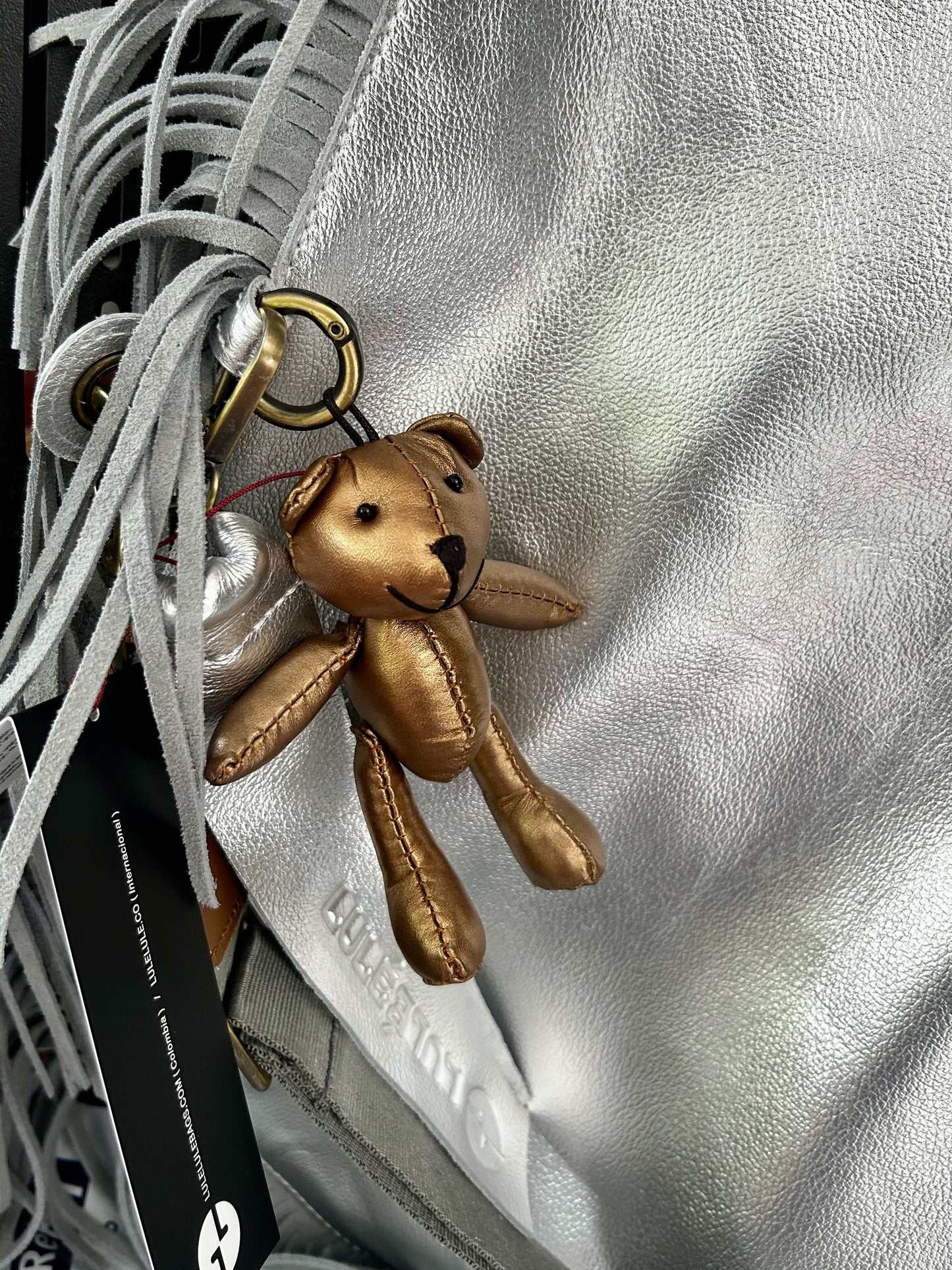 Oba Oba Bear Charm Bronze