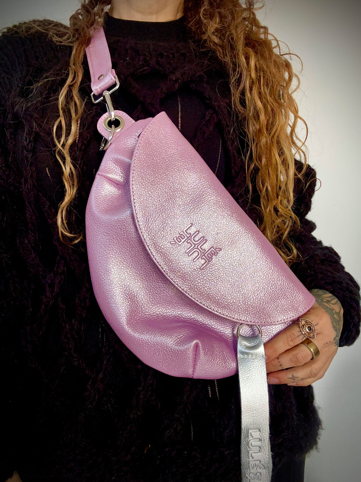 Reptilia Bag Standard Metallic Lilac