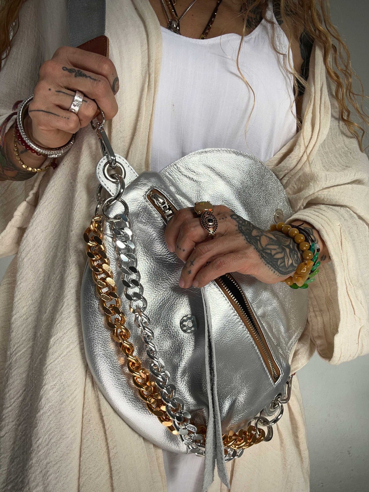 Reptilia Bag Standard Silver