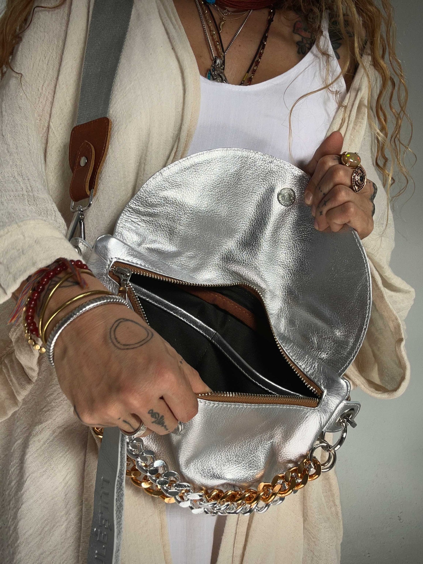 Reptilia Bag Standard Silver
