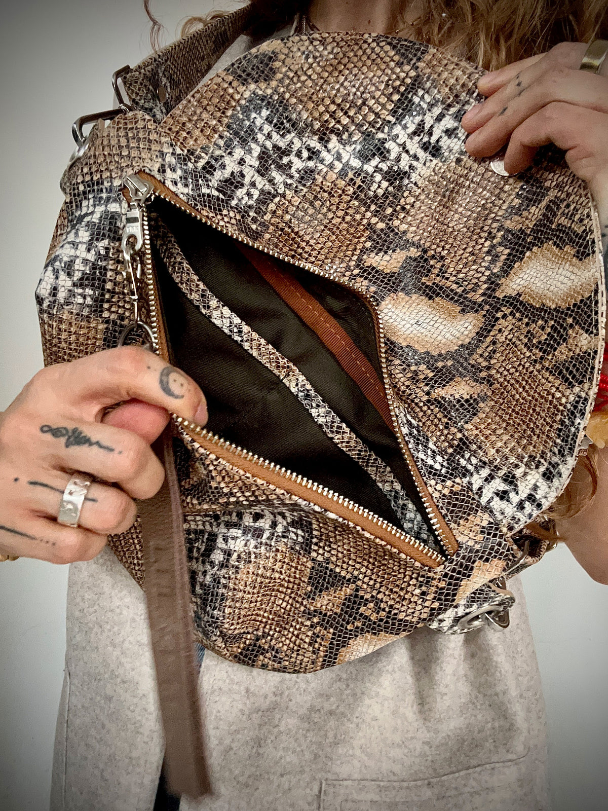 Reptilia Bag Standard Python-Effect Leather (Limited Edition)