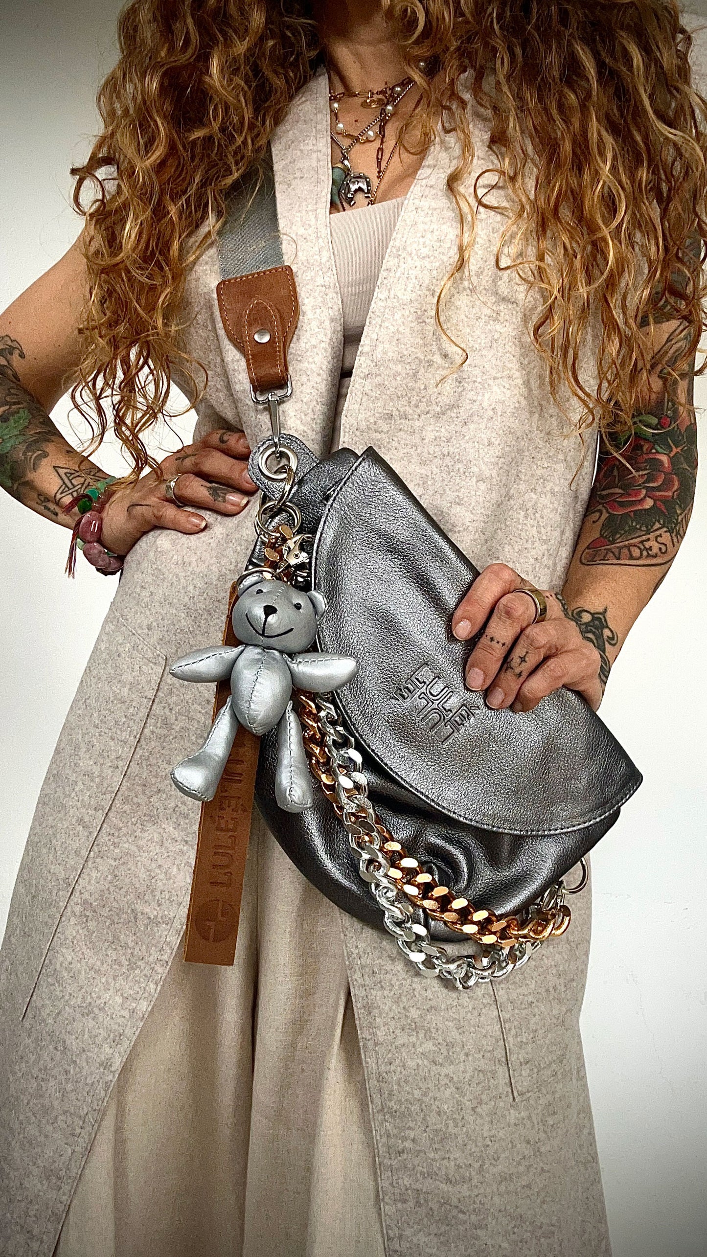 Reptilia Bag Standard Dark Silver