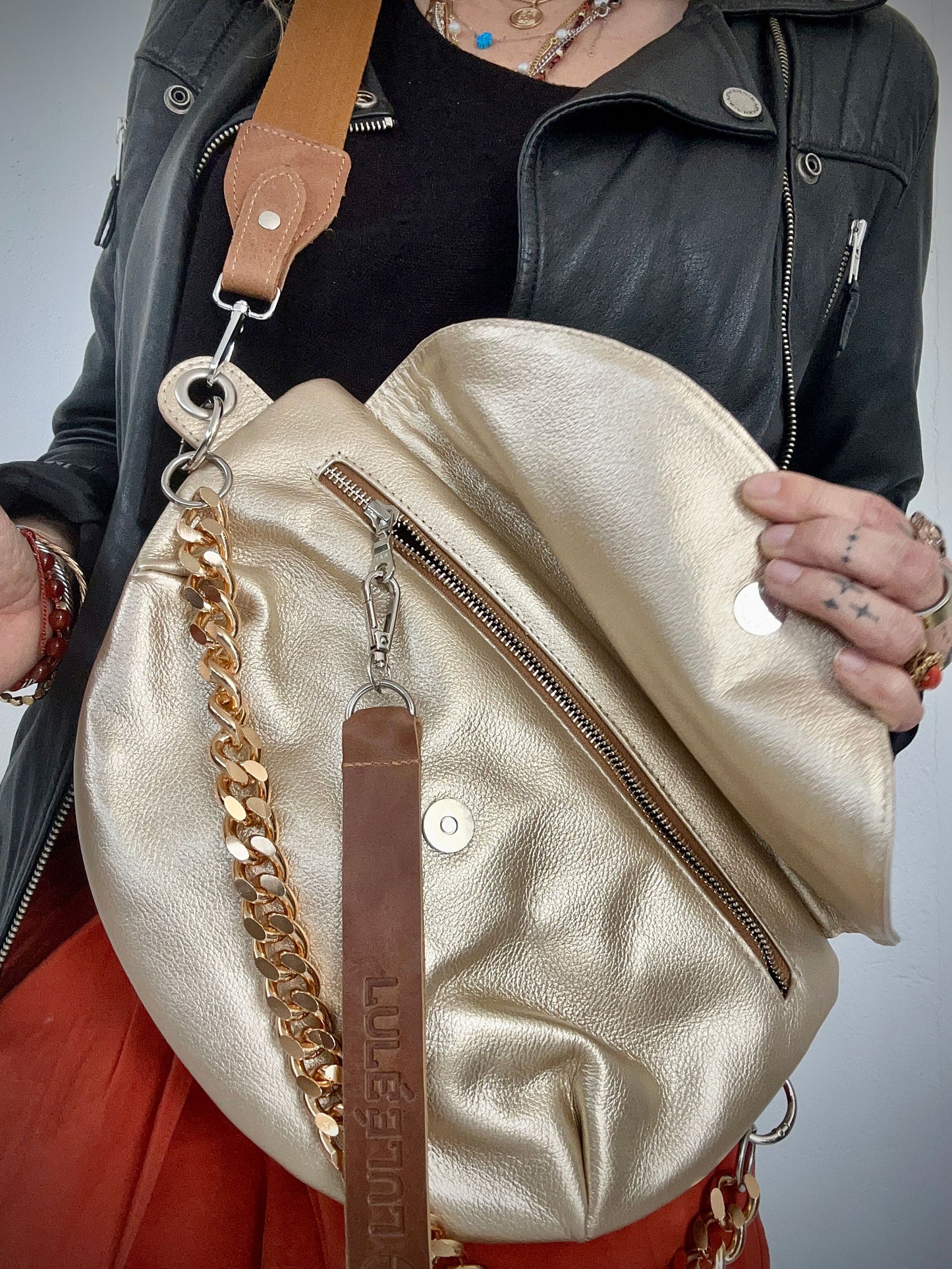 Reptilia Bag XL Gold