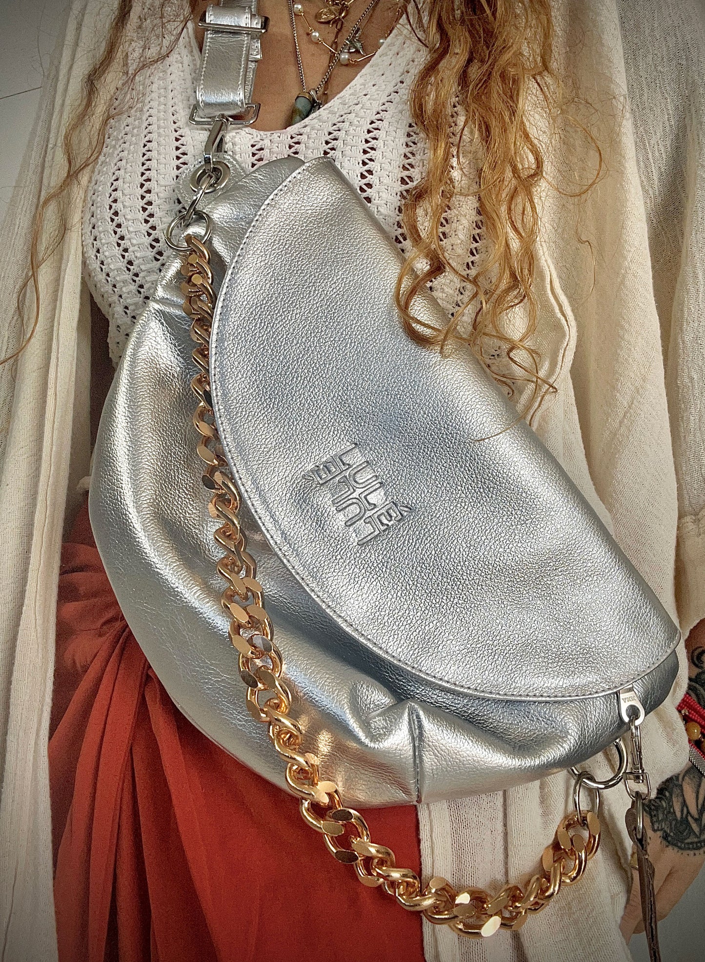Reptilia Bag XL Silver