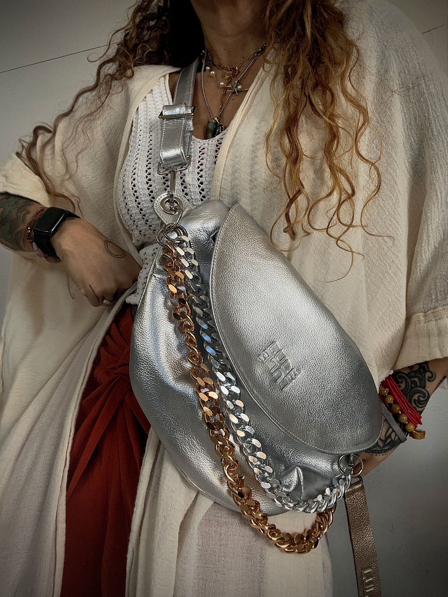 Reptilia Bag XL Silver