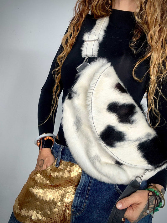 Reptilia Bag XL "Hair-on cowhide"