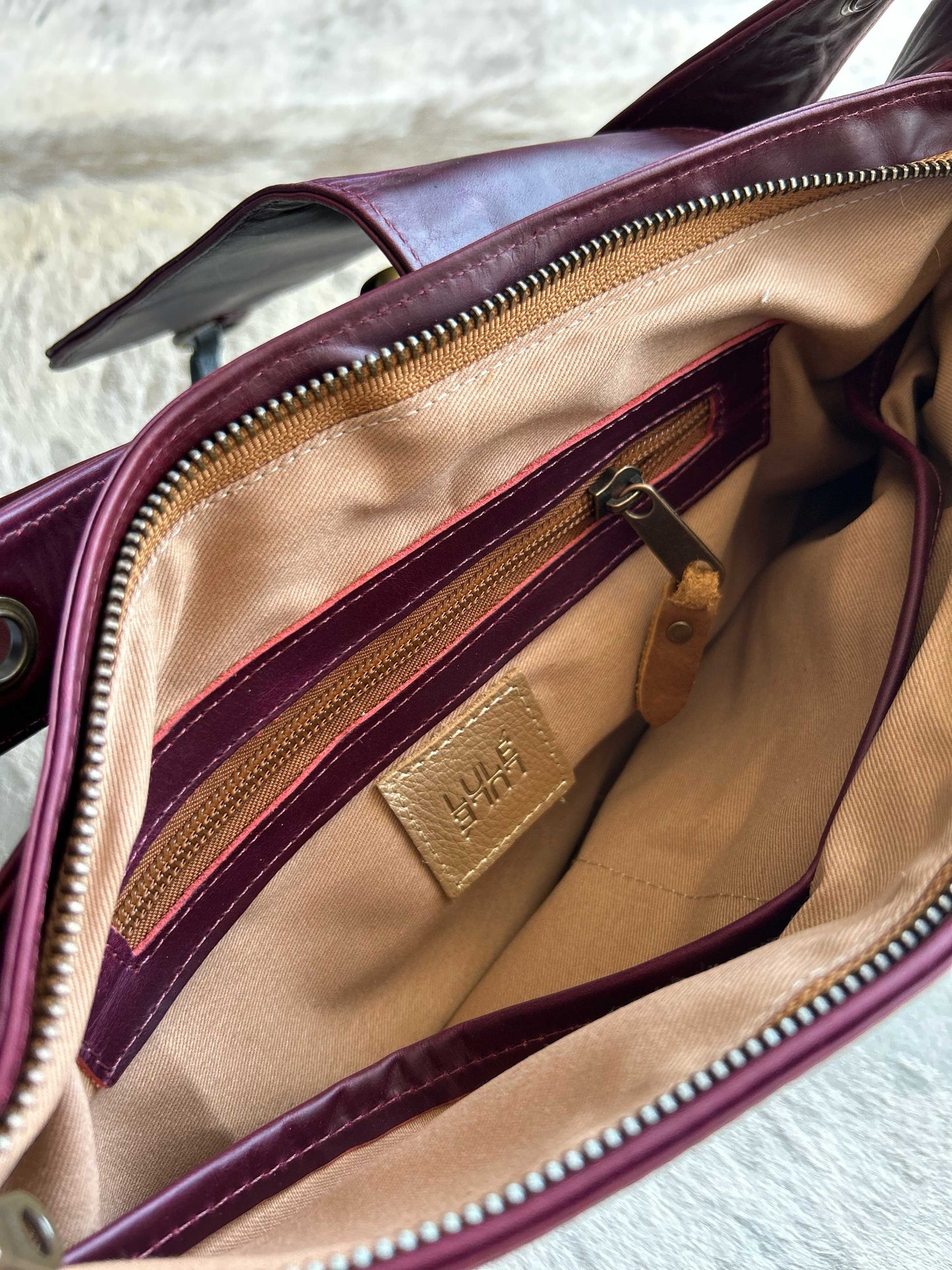 La Roma Bag Burgundy