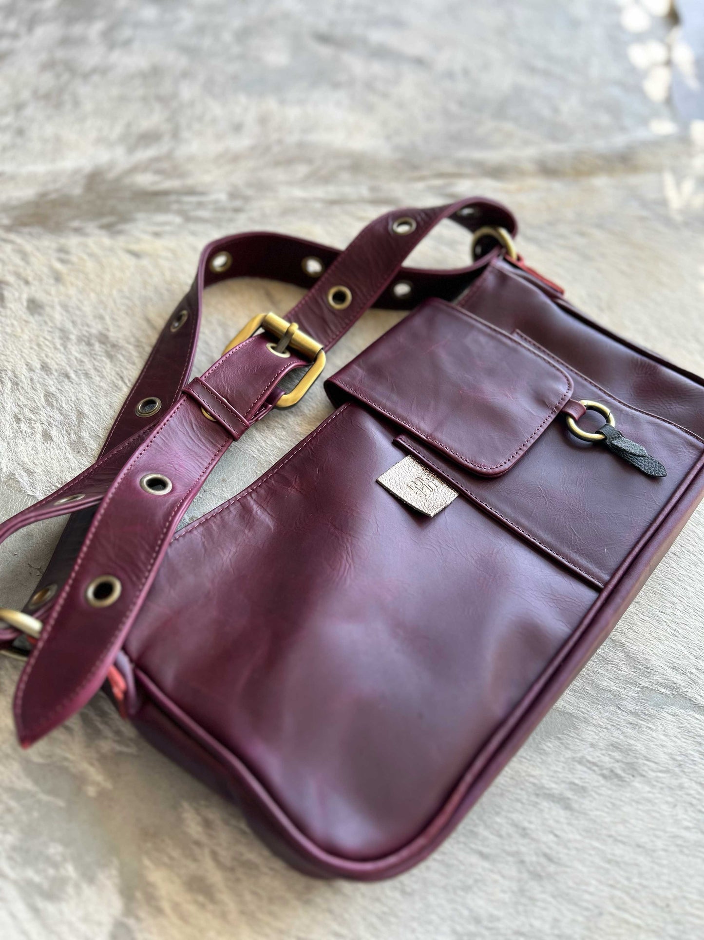 La Roma Bag Burgundy