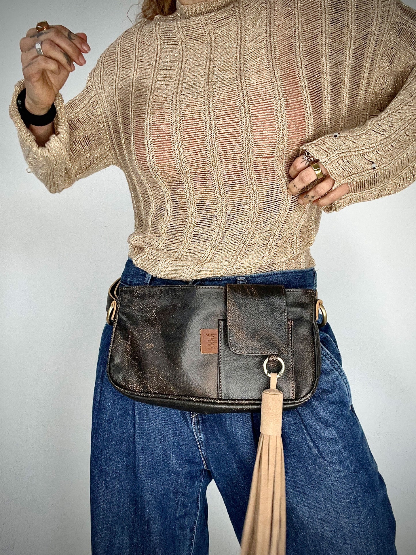 La Roma Bag Mini "Aged Leather"