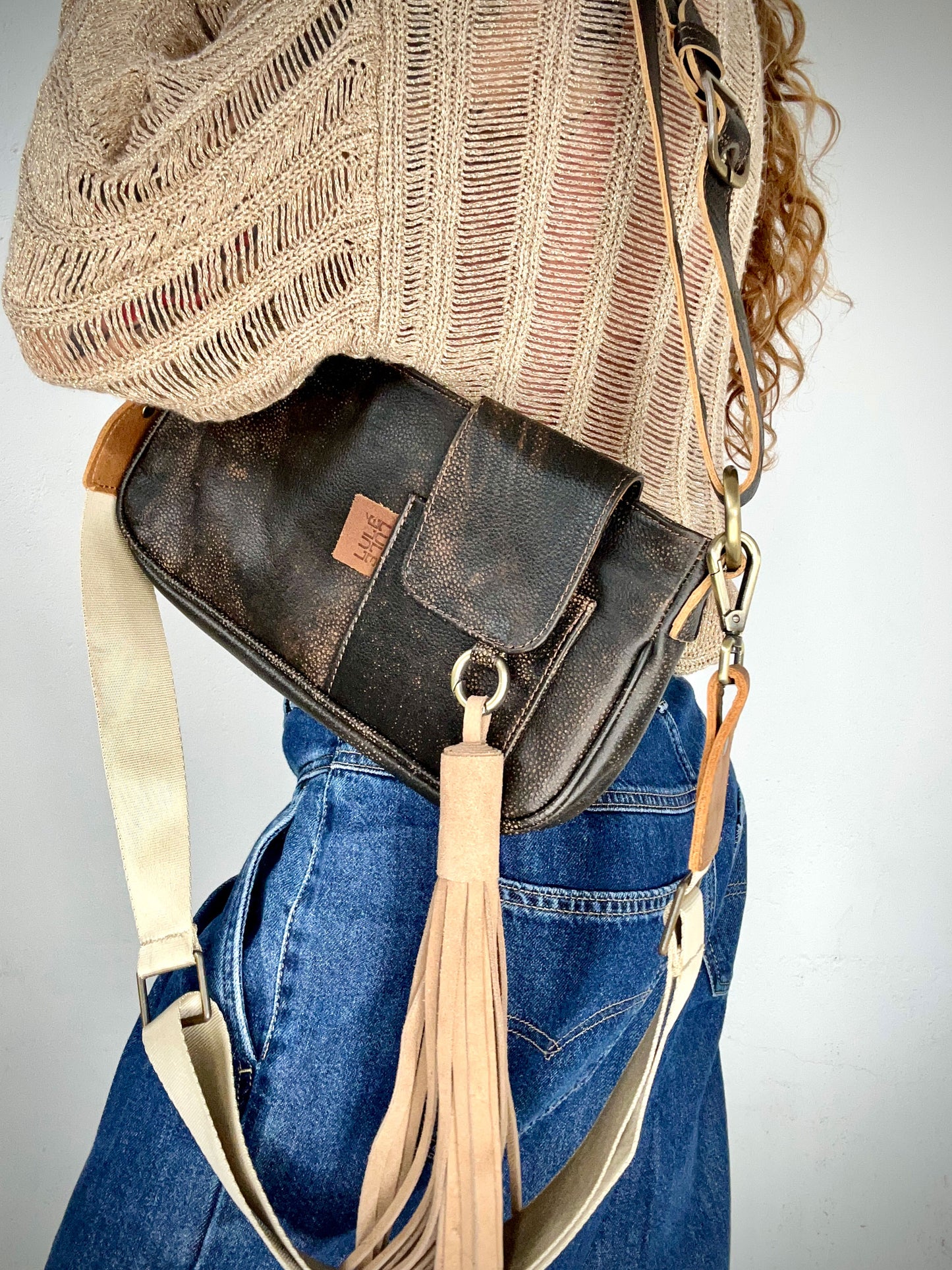 La Roma Bag Mini "Aged Leather"
